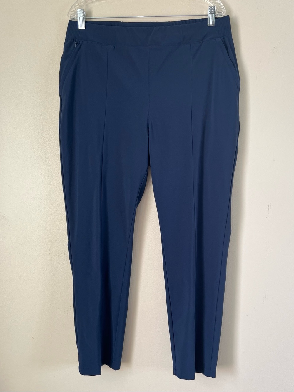 Columbia PFG Navy Pull-On Fish Hike Performance Straight-Leg Pants SZ L Short